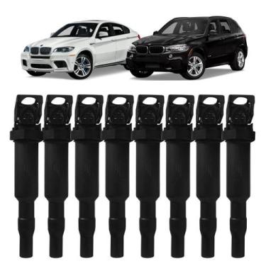 Imagem de 8x Bobinas de Ignição Bmw 650i M5 X5 X6 M6 4.4 V8 Gasolina - SEEDS AUT