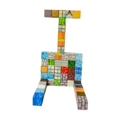 Imagem de 50 Blocos Mine Magnéticos Brinquedo Construção - Perfetto