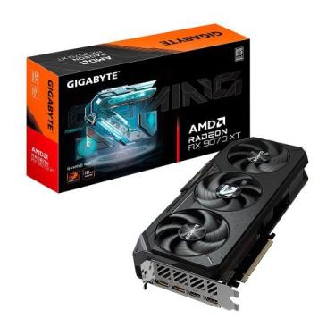Imagem de Placa de Vídeo RX 9070 XT GAMING 16G AMD Radeon Gigabyte, 16GB, GDDR6,