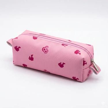 Imagem de Estojo Escolar Feminino Porta Lápis Barbie 4 A 10 Anos - Genérico, Ros