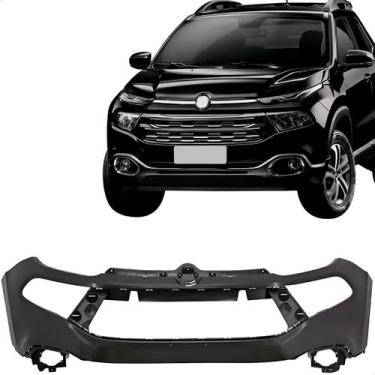 Imagem de Parachoque Dianteiro Toro 2016 2017 2018 2019 2020 2021 Preto Liso Sup