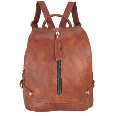 Imagem de Mochila de Costas Bolsa Feminina Impermeável Reforçada Social Casual T