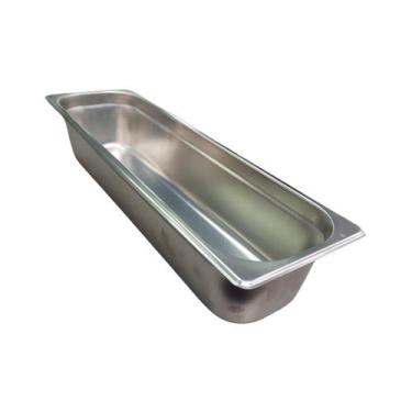 Imagem de 28 GN GASTRONÔMICA INOX 2/4 100MM SEM ALÇA 16,3x10x53,2CM 6L - VACCARI