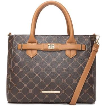 Imagem de Bolsa Tote Transversal Feminina Rafitthy 28.16120, Marrom