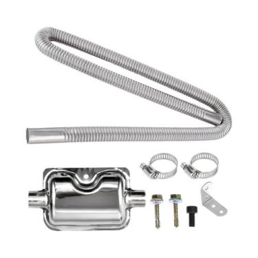 Imagem de Aquecedor a Diesel Com Tubo De Escape Flexível Em Aço Inoxidável Corru