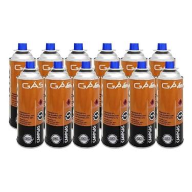 Imagem de Kit 12 Cartuchos de Gás Campgás Nautika 227g Refil para Fogareiro e Ma