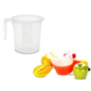 Imagem de Jarra Suco 1 Litro Graduada Com Medidas Ref.990 - Erca Plast
