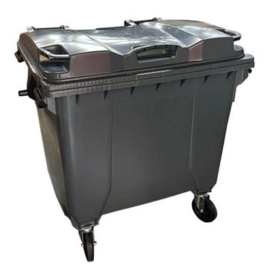 Imagem de Container para Lixo Cinza 1000 Litros com Plástico Injetado LAR PLASTI