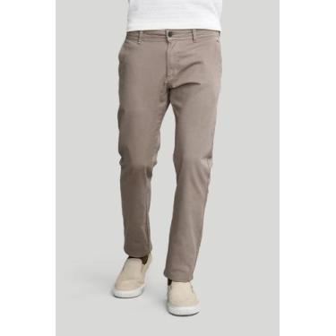 Imagem de Calça Chino Slim Fit - HIGHSTIL, 40, Khaki