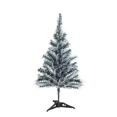Imagem de Árvore De Natal Decorativa Nevada 50 Galhos 60 Cm
