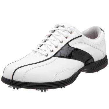 Imagem de Callaway Sapato de golfe feminino Savory, Branco/preto, 9.5