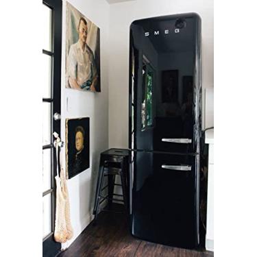 Imagem de Adesivo para Envelopamento de Geladeira Black Piano