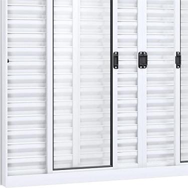 Imagem de Janela de Correr Alumínio 6 Folhas Lucasa Ideale 100cmx150cm Branco
