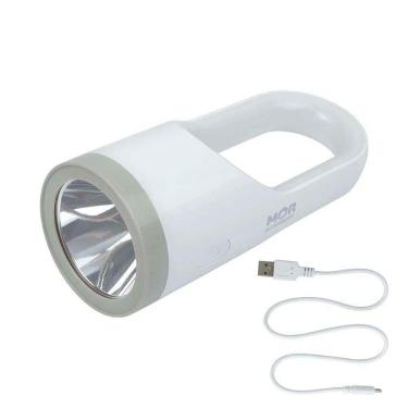Imagem de Lanterna Led Branca 160 Lumens Recarregável USB - Mor