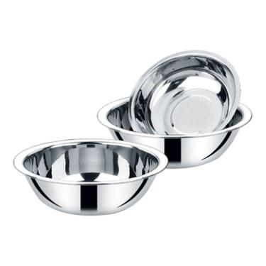 Imagem de Conjunto 3 Bowls Aço Inox Jogo Tigela Multiuso Servir Cozinh