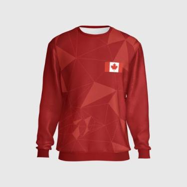 Imagem de Blusa Canada Moletom Copa Time Canadense Futebol Conforto - Bueno Stor