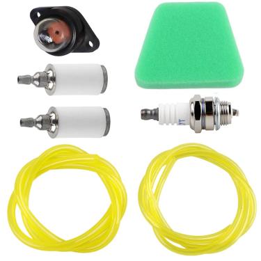 Imagem de Hettluo Primer Bulb Pump with Air Filter Fuel Filter Fuel Line Hose Tube Spark Plug for Poulan Craftman Chainsaw