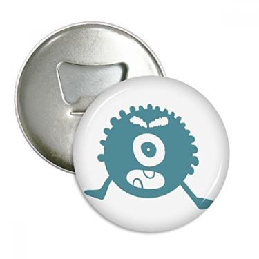 Imagem de Alien Monster Creature Cyclops abridor de garrafas ímã de geladeira emblema multifuncional