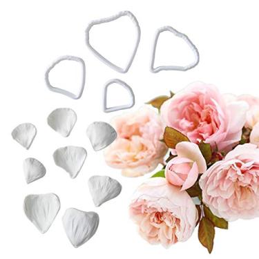 Imagem de Molde de silicone Ranunculus asiaticus Floral Pétala All-purpose Veiner Mold para folhas de flores de goma para decoração de bolos, chocolate, artesanato de açúcar, decoração de bolo, argila