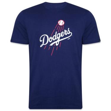 Imagem de Camiseta New Era Regular Mlb Los Angeles Dodgers Core Manga Curta Azul