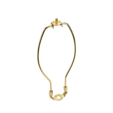 Imagem de Aspen Creative Harpa para lâmpada de 22,86 cm 20003-1 com sela em acabamento de latão polido