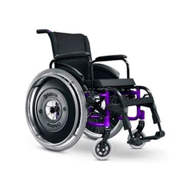 Imagem de Cadeira De Rodas Avd Alumínio 44 Cm Violeta - Ortobras