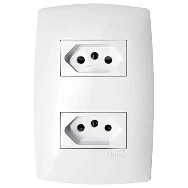 Imagem de Conjunto Tomada Dupla 20A Home Blux