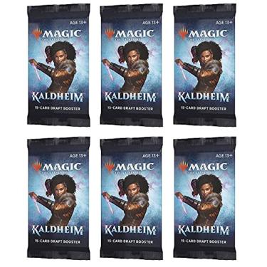 Imagem de 6 Packs Magic: The Gathering Draft Booster Pack Lot MTG Kaldheim