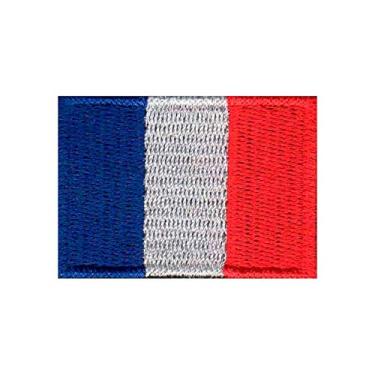 Imagem de Patch Bordado - Bandeira França Pequena BD50021-455 Fecho de Contato