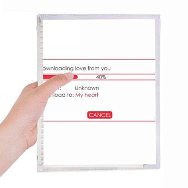 Imagem de Agenda de papelaria recarregável para download do seu amor, caderno de folhas soltas