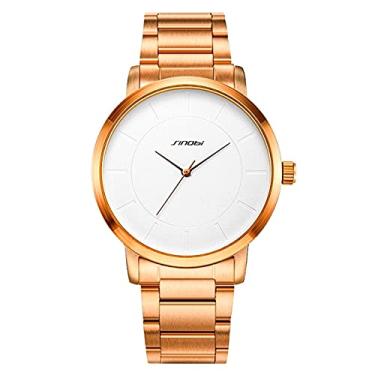 Imagem de Relógio de Pulso Masculino Sinobi Relógio Genebra de Aço Inoxidável À Prova D'agua (C3)