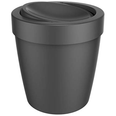 Imagem de Lixeira Tampa Basculante Vitra 5l Cesto Lixo Banheiro Ou Chumbo