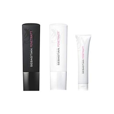 Imagem de Kit Shampoo Condicionador e Máscara Wella Sebastian Penetraitt