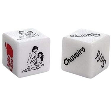 Imagem de Dados Erótico do Prazer Hétero Duplo diversão ao Cubo