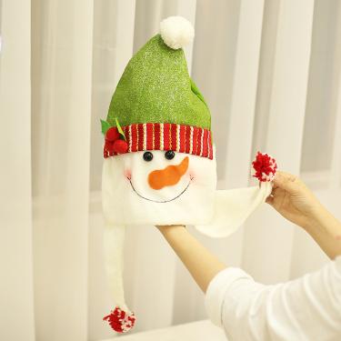 Imagem de Enfeite de Natal velho boneco de neve alce chapéu de natal_Tipo A
