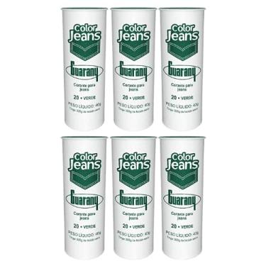 Imagem de Tinta Tecido Corante (6u) Color jeans Tintol Guarany Verde