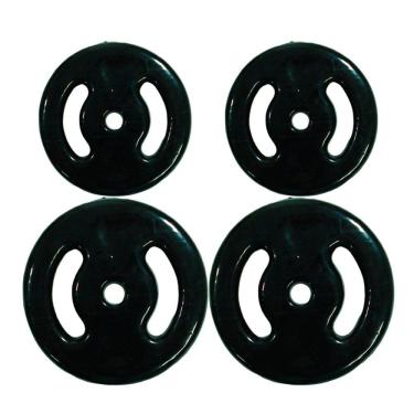 Imagem de Kit 30kg de anilhas emborrachadas Poli Sports