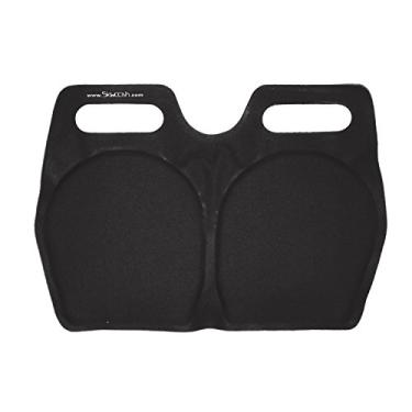 Imagem de Almofada de gel Skwoosh Stadium para assento de alvejante, portátil, leve e feita nos EUA, Preto