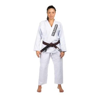 Imagem de Kimono Trançado F300 Jiu Jitsu Haganah, Branco, A2
