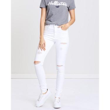 Imagem de Calça Jeans Hollister 3R Cintura Alta Super Skinny 36br