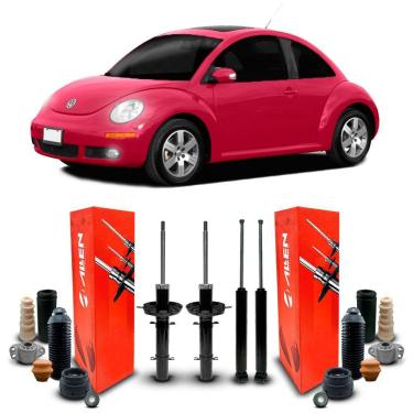 Imagem de 4 Amortecedor Kit Batente Volkswagen New Beetle 2006 a 2010