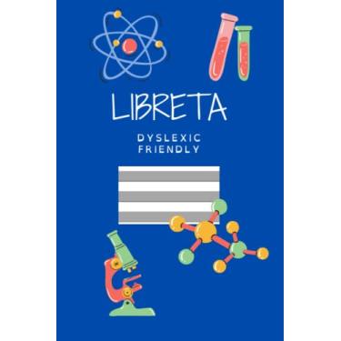 Imagem de Libreta. Dyslexic Friendly: Libreta tapa blanda tamaño 6''x9'' (15,24 x 22,86cm) 120páginas. Pauta especial para dislexia y disgrafía. cód: B1-H