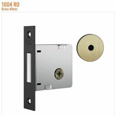 Imagem de Fechadura Stam 1004 Roseta Redonda Oxidado Auxiliar - Stam