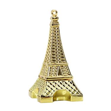 Imagem de 4GB Torre Eiffel em forma de USB 2.0 Flash Drive Pen Drive Pen Drive USB Stick USB Drive Flash Disk Pen Drive USB Stick U Disk PenDrive (Dourado)