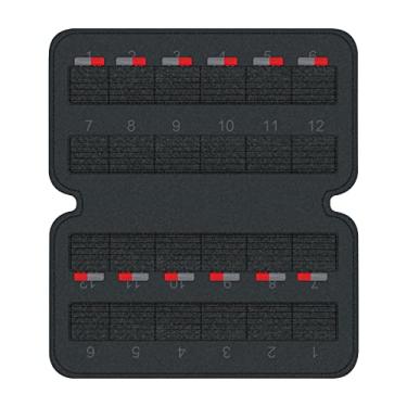 Imagem de DAGIJIRD Bolsa de armazenamento portátil para cartão de memória, 24 compartimentos, suporte para cartão TF e cartucho para Steam Deck