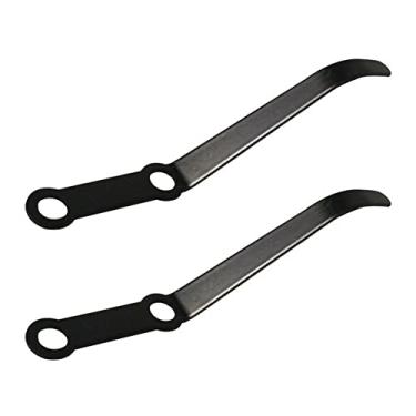 Imagem de 2 peças de cabos de vinil fonógrafo braço de metal gramofone elevador braço de reposição para toca-discos