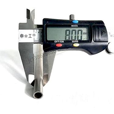 Imagem de Tubo de aço 8 mm tubo de aço cardon 7mm tubo de aço sem costura 6mm tubo de aço 5mm tubo de metal tubo redondo 4mm tubos de aço 3mm banheira (OD8mmID4mm, L30cm)