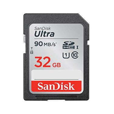 Imagem de SanDisk SDSDUNC-032G-GN6IN Ultra SDHC UHS-I cartão 32GB 80MB/s classe 10, Gris, Noir