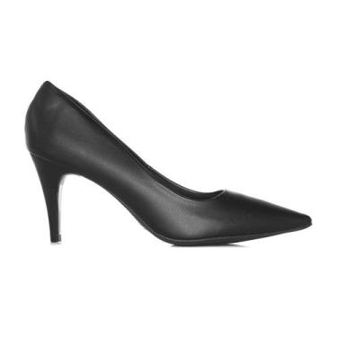 Imagem de Scarpin Preto Salto Fino Casual - Zoccolette