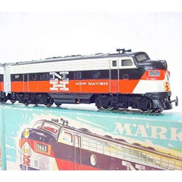 Imagem de MARKLIN HO New Old Stock U.S.A. New Heaven All CAST Heavy Metal Diesel EMD-F7 Locomotive 3062.